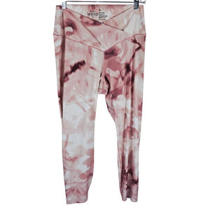 Soma Weekend 24/7 7/8 Crop Leggings Blends of Pink Lounge Athletic Women's XL